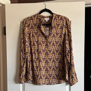NWT J. Jill Button Front Top, NWT
